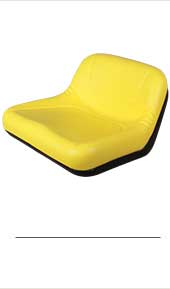 AUC13381 Mid Back Seat. Fits John Deere Riding Mowers.