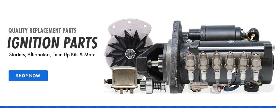 Shop Tractor Ignition Parts. Get a new Starter, Alternator, Tune Up Kit, Radio, Lights, and more!